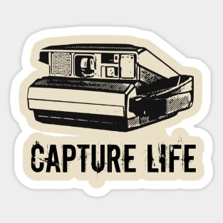 Capture Life With This Old Style Instant Camera Sticker